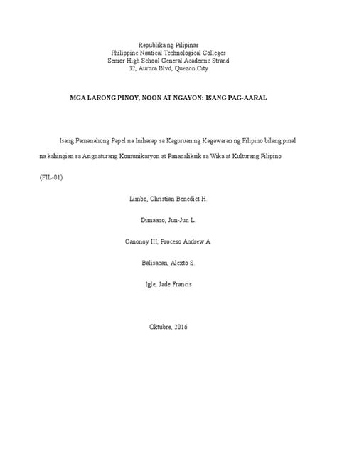 research paper in tagalog.